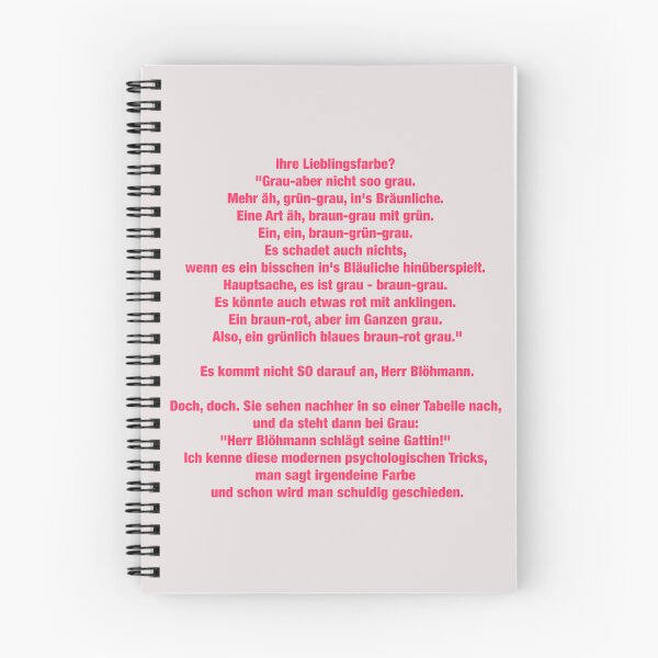 Item preview, Marriage advice - Favorite color -Loriot - Pappa ante Portas - TV Kult - German designed and sold by Boogosh.