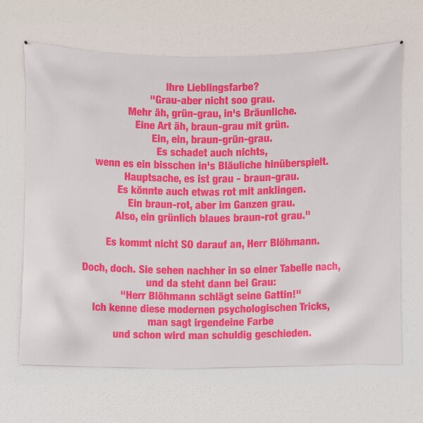 Item preview, Marriage advice - Favorite color -Loriot - Pappa ante Portas - TV Kult - German designed and sold by Boogosh.