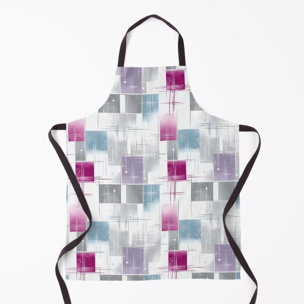 Item preview, Ethereal Pastel Grids with Mauve, Silver, and Blue Mesh designed and sold by Moisky Patterns.