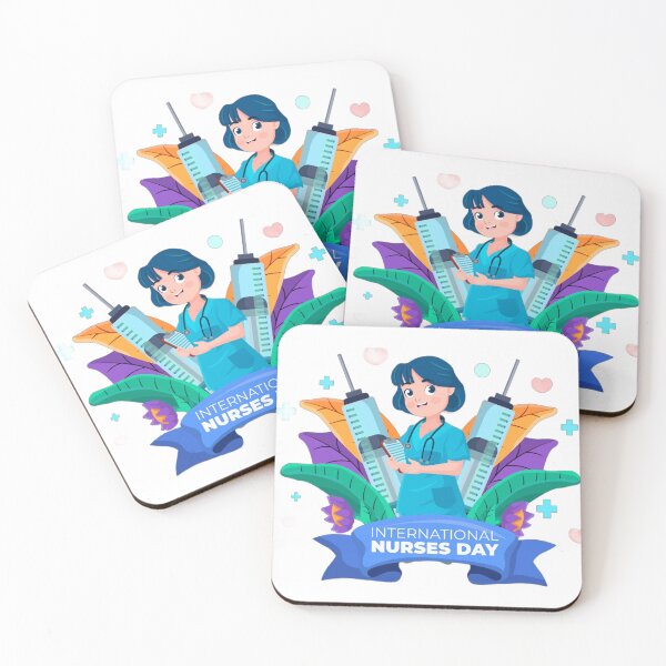 Item preview, "Honoring Heroes in Scrubs – International Nurses Day" designed and sold by julia alwali.