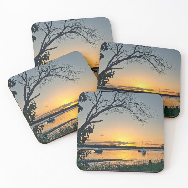 Item preview, A view of Pumicestone Passage at sunset designed and sold by Kerry LeBoutillier.