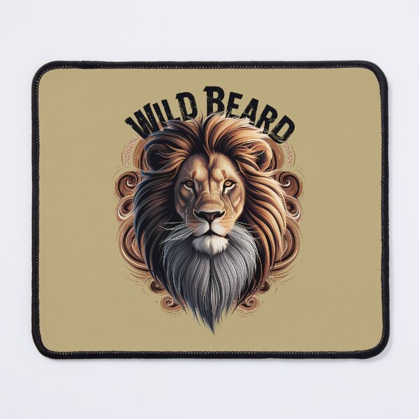 Item preview, Wild Beard. Funny Bearded Lion. Wildlife Humor. designed and sold by twisted-dot.