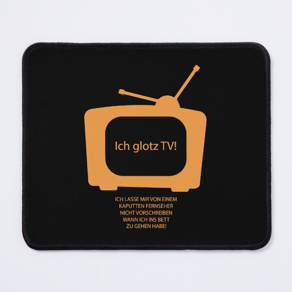 Item preview, Broken TV - I stare at TV - Loriot - Nina Hagen - TV Kult - German designed and sold by Boogosh.