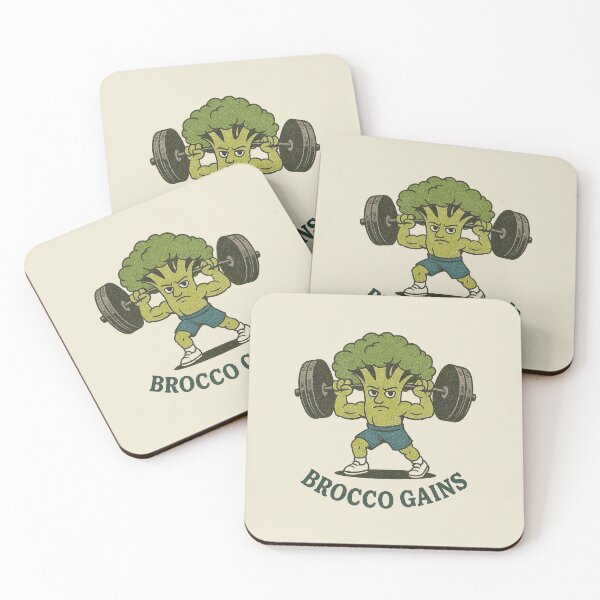Item preview, Brocco Gains Weightlifting Design designed and sold by zzz888.