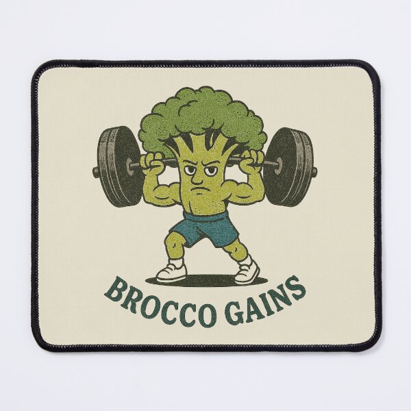 Item preview, Brocco Gains Weightlifting Design designed and sold by zzz888.