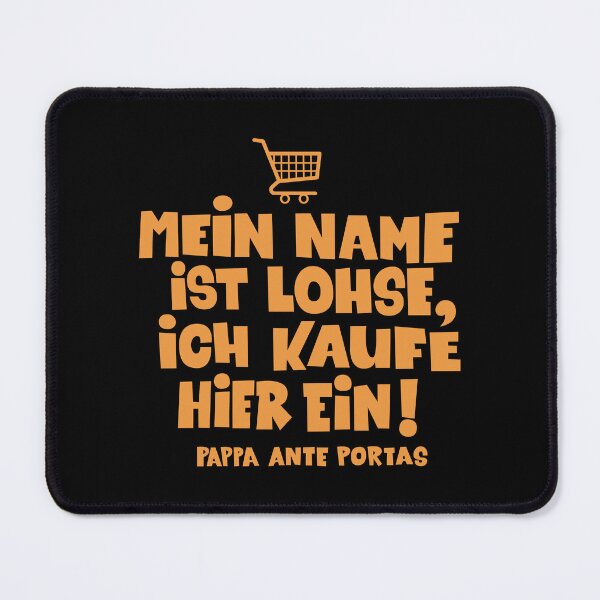 Item preview, My name is Lohse, I shop here - Loriot - TV Kult - German designed and sold by Boogosh.