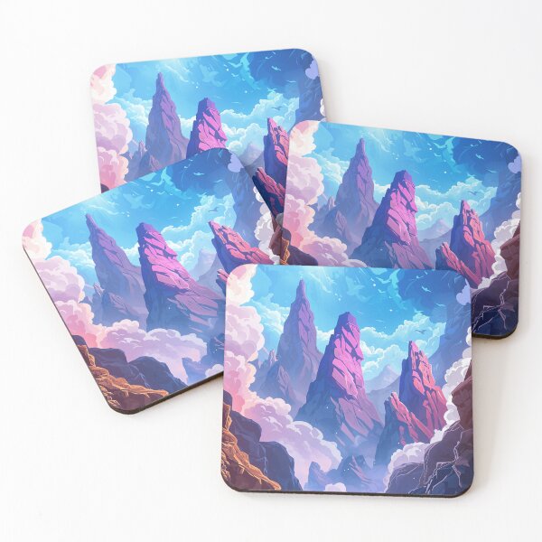 Item preview, Skyspire Peaks – Majestic Fantasy Mountain Range designed and sold by SuperNovaDesigns.