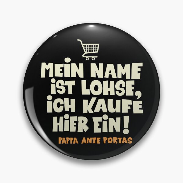 Item preview, My name is Lohse, I shop here - Loriot - TV Kult - German designed and sold by Boogosh.
