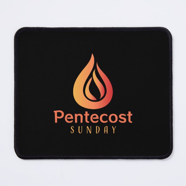Item preview, Pentecost Sunday Art – Holy Spirit Dove with Flames of Fire Christian Design designed and sold by CrossCrafted.