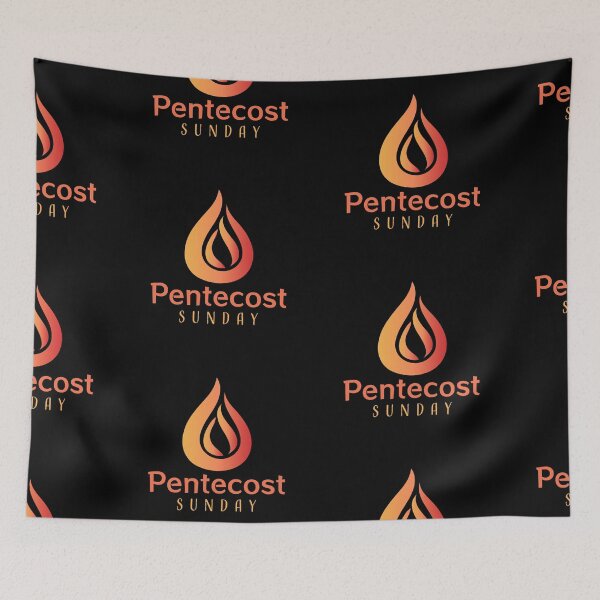 Item preview, Pentecost Sunday Art – Holy Spirit Dove with Flames of Fire Christian Design designed and sold by CrossCrafted.