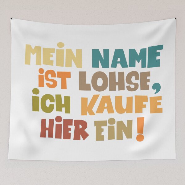 Item preview, My name is Lohse, I shop here - Loriot - TV Kult - German designed and sold by Boogosh.