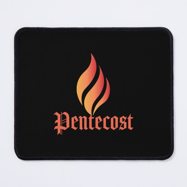 Item preview, Pentecost Sunday Art – Holy Spirit Dove with Flames of Fire Christian Design designed and sold by CrossCrafted.