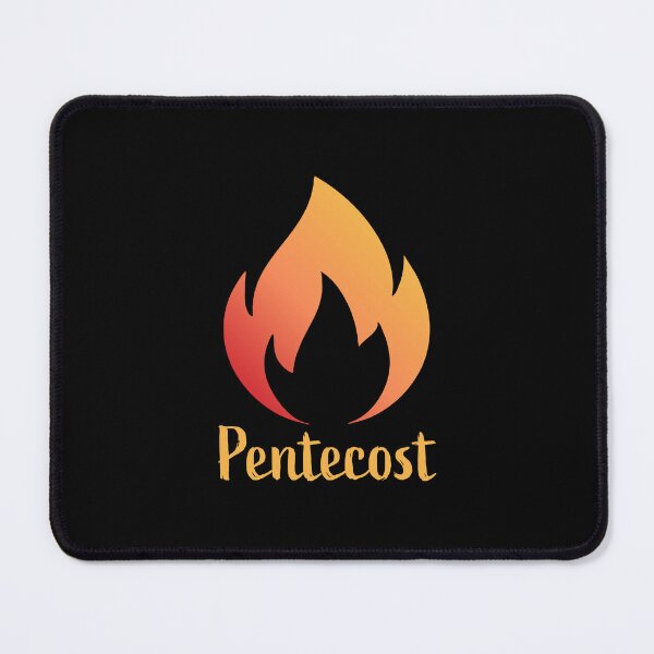 Item preview, Pentecost Sunday Art – Holy Spirit Dove with Flames of Fire Christian Design designed and sold by CrossCrafted.