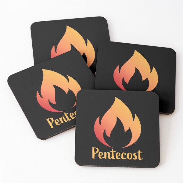 Item preview, Pentecost Sunday Art – Holy Spirit Dove with Flames of Fire Christian Design designed and sold by CrossCrafted.