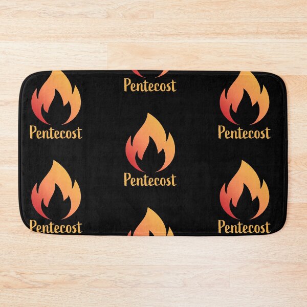 Item preview, Pentecost Sunday Art – Holy Spirit Dove with Flames of Fire Christian Design designed and sold by CrossCrafted.