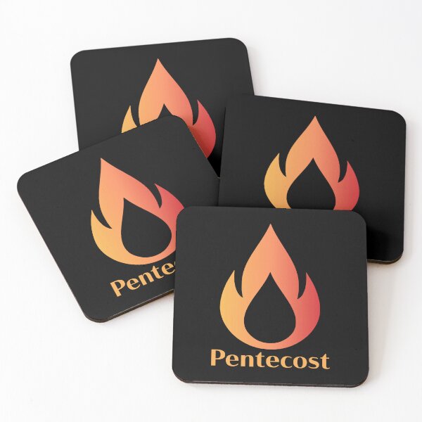 Item preview, Pentecost Sunday Art – Holy Spirit Dove with Flames of Fire Christian Design designed and sold by CrossCrafted.