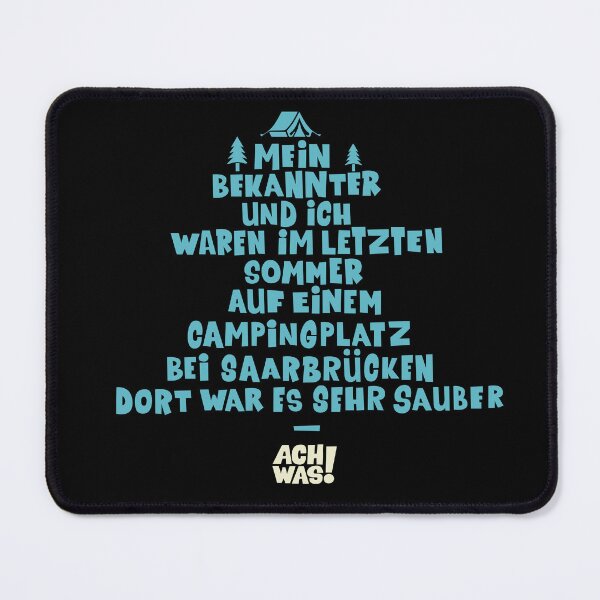 Item preview, Etiquette school - My friend and I were at a campsite last summer - Loriot - TV Kult - German designed and sold by Boogosh.