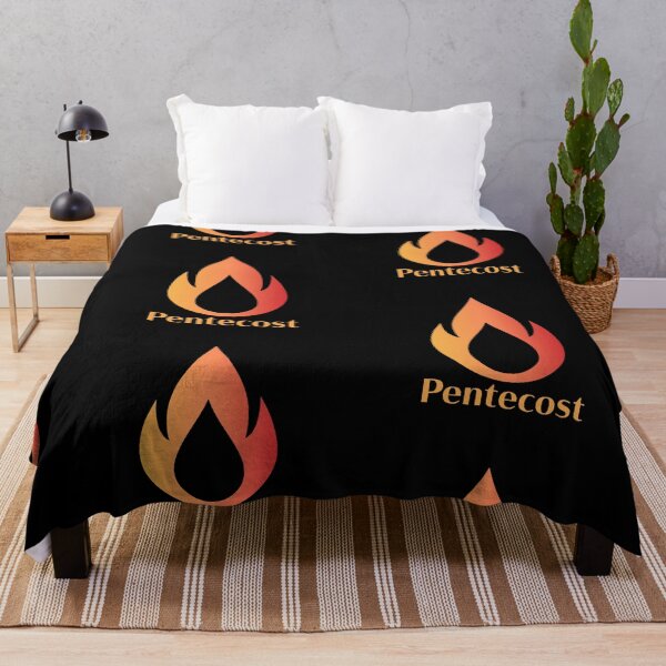 Item preview, Pentecost Sunday Art – Holy Spirit Dove with Flames of Fire Christian Design designed and sold by CrossCrafted.