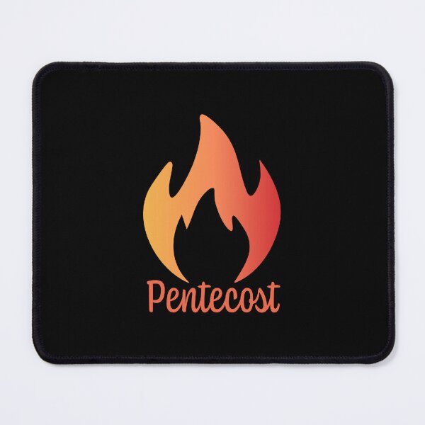 Item preview,  Pentecost Sunday Art – Holy Spirit Dove with Flames of Fire Christian Design designed and sold by CrossCrafted.