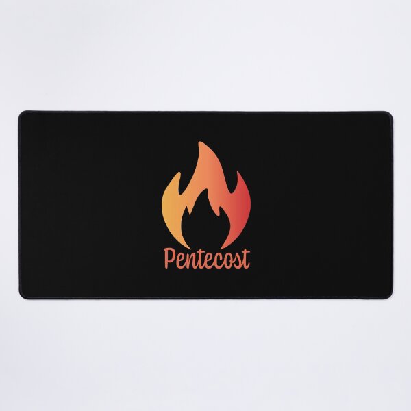 Item preview,  Pentecost Sunday Art – Holy Spirit Dove with Flames of Fire Christian Design designed and sold by CrossCrafted.