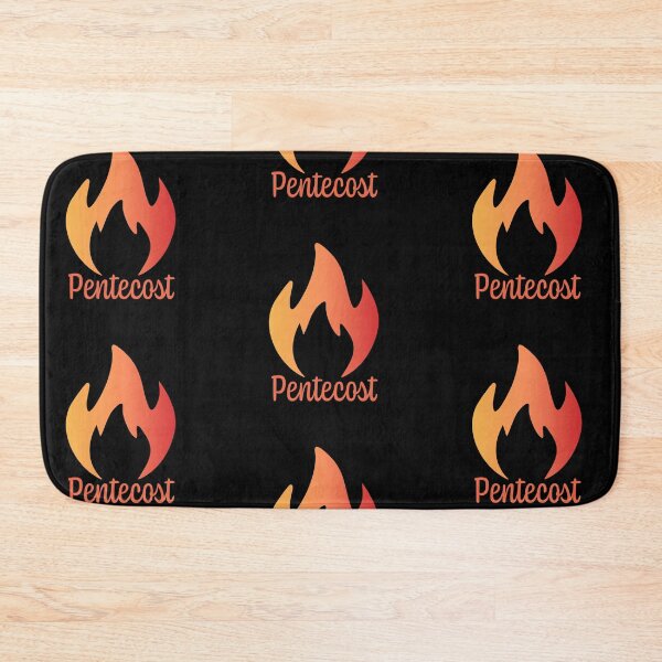 Item preview,  Pentecost Sunday Art – Holy Spirit Dove with Flames of Fire Christian Design designed and sold by CrossCrafted.
