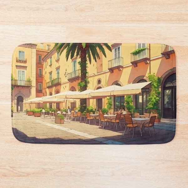 Item preview, Piazza Tasso, Sorrento: Summer Café Charm designed and sold by LSVart.