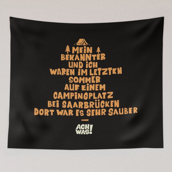 Item preview, Etiquette school - My friend and I were at a campsite last summer - Loriot - TV Kult - German designed and sold by Boogosh.