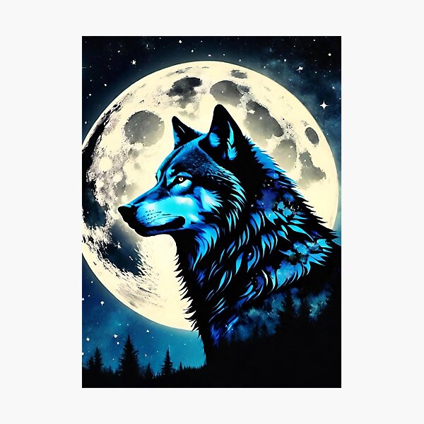 Item preview, Wolf Moonlight 01  designed and sold by Martin Blue.