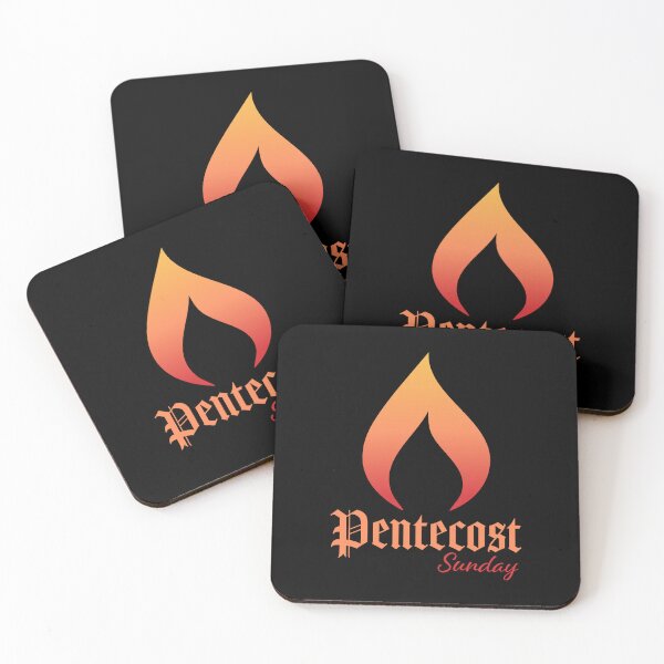 Item preview, Pentecost Sunday Art – Holy Spirit Dove with Flames of Fire Christian Design designed and sold by CrossCrafted.