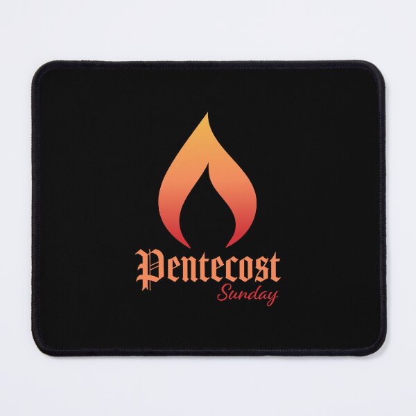 Item preview, Pentecost Sunday Art – Holy Spirit Dove with Flames of Fire Christian Design designed and sold by CrossCrafted.