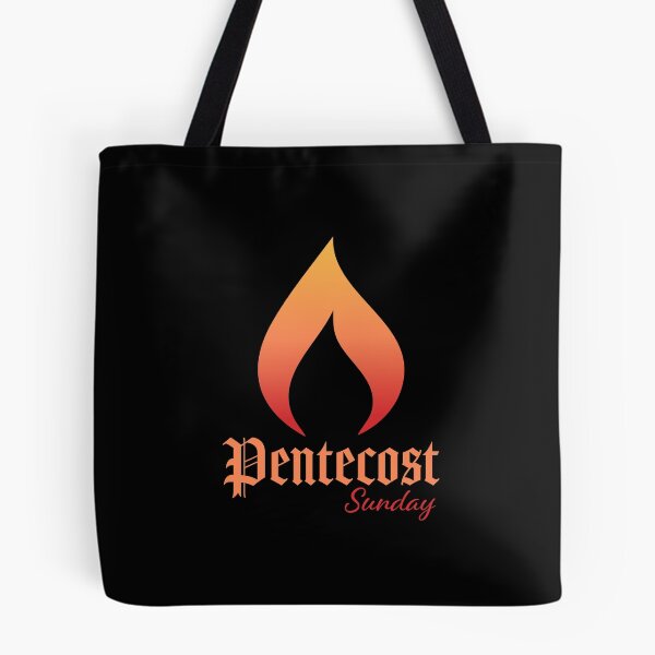 Item preview, Pentecost Sunday Art – Holy Spirit Dove with Flames of Fire Christian Design designed and sold by CrossCrafted.