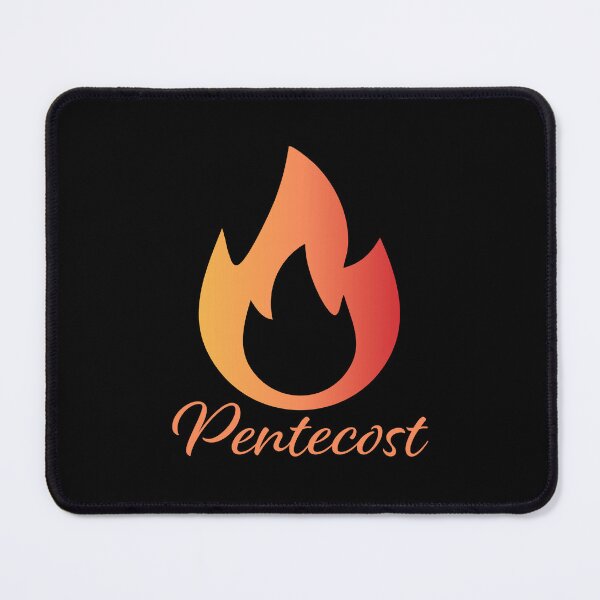 Item preview, Pentecost Sunday Art – Holy Spirit Dove with Flames of Fire Christian Design designed and sold by CrossCrafted.