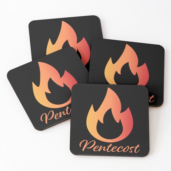 Item preview, Pentecost Sunday Art – Holy Spirit Dove with Flames of Fire Christian Design designed and sold by CrossCrafted.