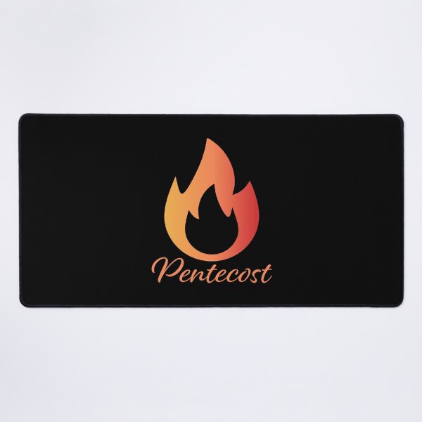 Item preview, Pentecost Sunday Art – Holy Spirit Dove with Flames of Fire Christian Design designed and sold by CrossCrafted.
