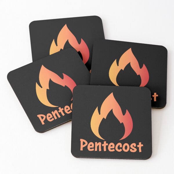 Item preview,  Pentecost Sunday Art – Holy Spirit Dove with Flames of Fire Christian Design designed and sold by CrossCrafted.