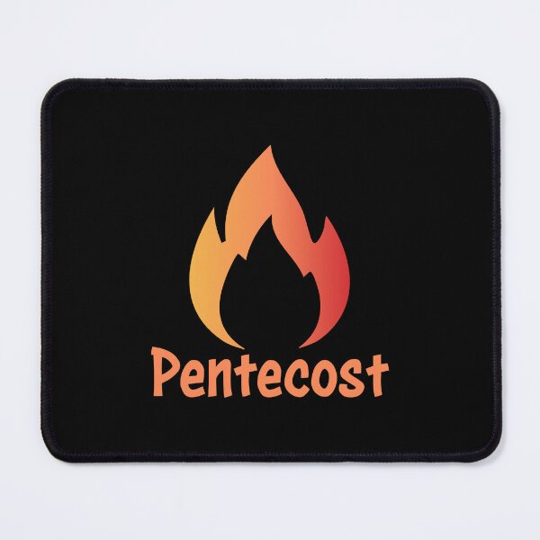 Item preview,  Pentecost Sunday Art – Holy Spirit Dove with Flames of Fire Christian Design designed and sold by CrossCrafted.
