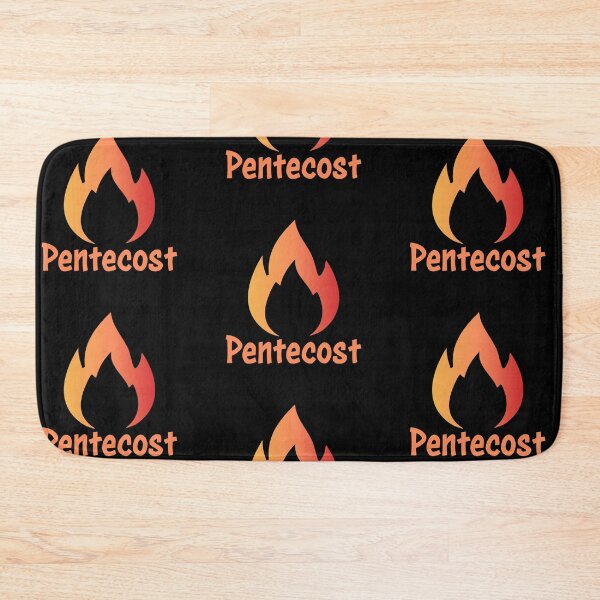 Item preview,  Pentecost Sunday Art – Holy Spirit Dove with Flames of Fire Christian Design designed and sold by CrossCrafted.