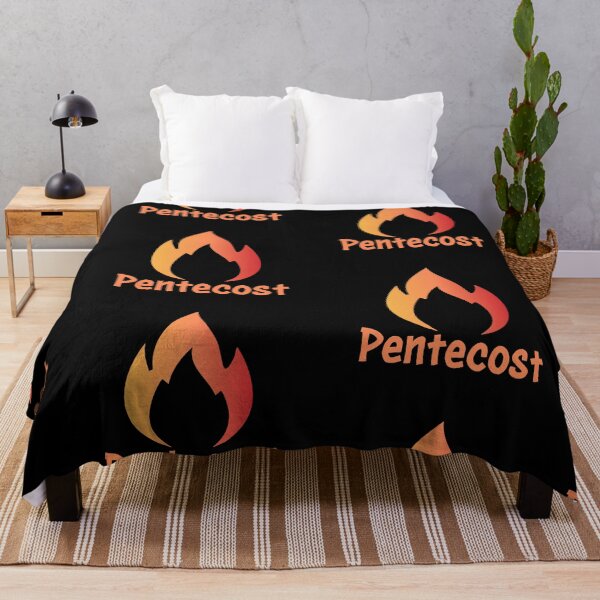 Item preview,  Pentecost Sunday Art – Holy Spirit Dove with Flames of Fire Christian Design designed and sold by CrossCrafted.