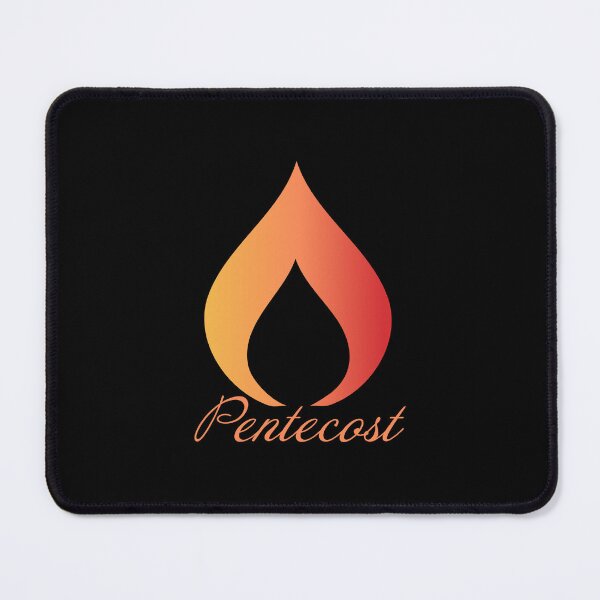 Item preview, Pentecost Sunday Art – Holy Spirit Dove with Flames of Fire Christian Design designed and sold by CrossCrafted.