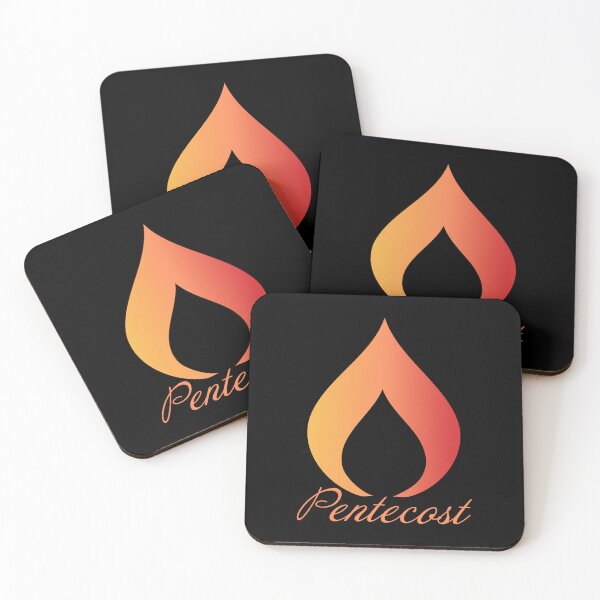 Item preview, Pentecost Sunday Art – Holy Spirit Dove with Flames of Fire Christian Design designed and sold by CrossCrafted.