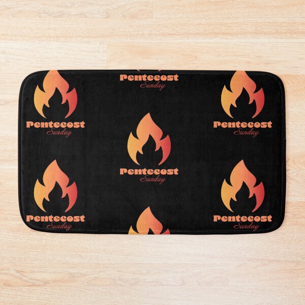 Item preview, Pentecost Sunday Art – Holy Spirit Dove with Flames of Fire Christian Design designed and sold by CrossCrafted.
