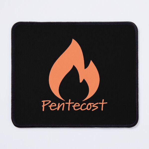 Item preview, Pentecost Sunday Art – Holy Spirit Dove with Flames of Fire Christian Design designed and sold by CrossCrafted.