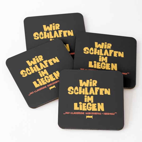 Item preview, We sleep lying down - Loriot - TV Kult - German designed and sold by Boogosh.