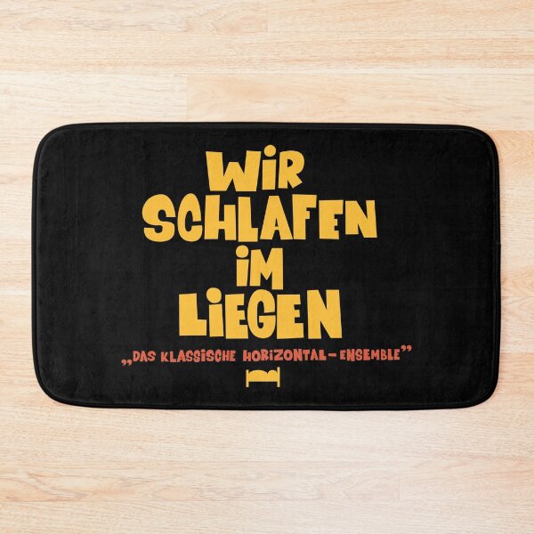Item preview, We sleep lying down - Loriot - TV Kult - German designed and sold by Boogosh.