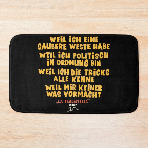 Item preview, Because I have a clean slate - Loriot - TV Kult - German - Die Nudel designed and sold by Boogosh.
