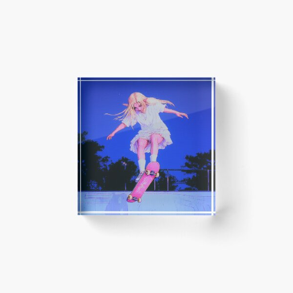 Item preview, Anime Elf Girl in a Skatepark designed and sold by V-Fantasy.