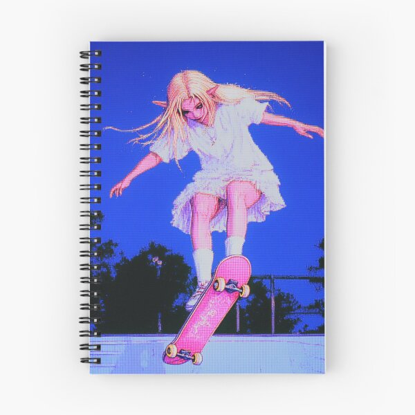 Item preview, Anime Elf Girl in a Skatepark designed and sold by V-Fantasy.