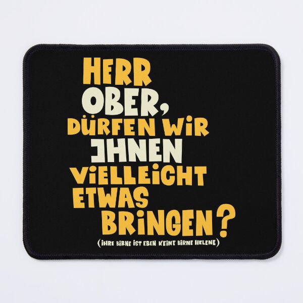 Item preview, Waiter, can we perhaps bring you something? - Loriot - TV Kult - German - Pappa Ante Portas designed and sold by Boogosh.