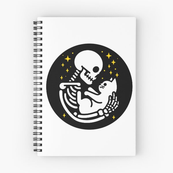 Item preview, Skeleton with cat designed and sold by QuanntixArt.