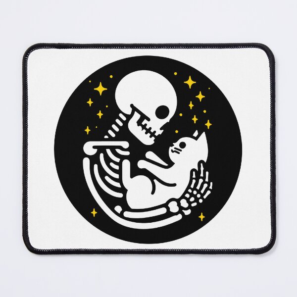 Item preview, Skeleton with cat designed and sold by QuanntixArt.